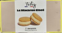 Macaron glacé vanille