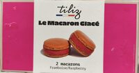 Macaron glacé framboise