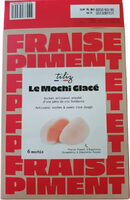 Mochi glacé fraise piment d'Espelette