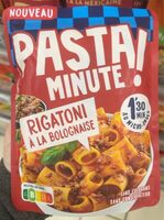 Pasta minute Rigatoni à la bolognaise