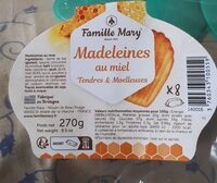 Madeleines au miel