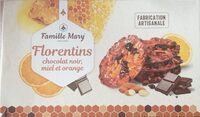 Florentins chocolat noir, miel et orange