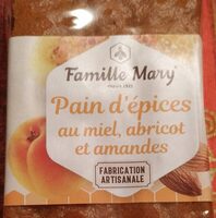Pain d'épices au miel, abricot et amandes