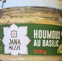 Houmous au basilic