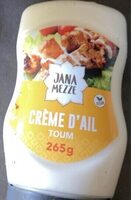 Crème d'ail toum