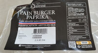 Pain burger paprika