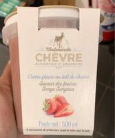 Crème glacée au lait de chèvre