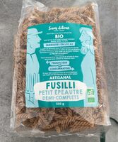 Fusilli petit épeautre demi complet