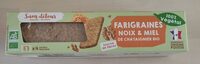 Farigraines noix et miel de chataignier bio
