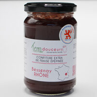 Confitures extra fraise épépinée bio