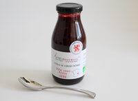 Coulis cerise bio