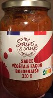 Sauce végétale façon bolognaise