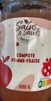 Compote pomme fraise