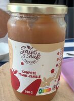 Compote pomme-vanille