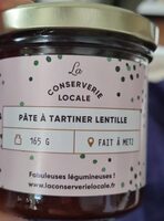 Pâte à tartiner lentille