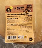 Crêpes de froment