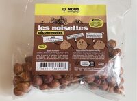Les noisettes décortiquées