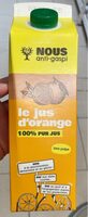 Le jus d’orange