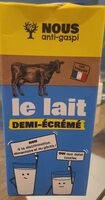 Lait demi-écrémé