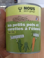 Les petits pois et carottes à l'étuvée
