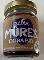 Gelée de mûres extra bio