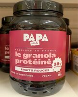 Le granola protéiné fruits rouges