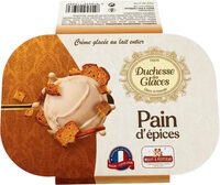 Crème glacée au lait entier pain d'épices