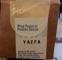 Wrap poulet et patate douce