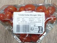 Tomate cerise allongée