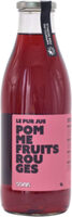 Le pur jus pomme fruits rouges