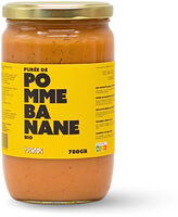 Purée de pomme banane