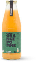 Le pur jus orange pomme