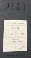 Chocolat Noir RANSIKI 84%