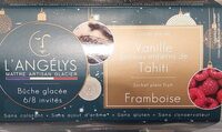 Bûche glacée vanille framboise
