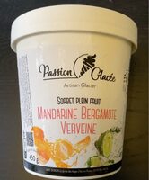 Sorbet plein fruit mandarine bergamote verveine