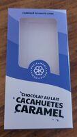 Chocolat au lait cacahuètes caramel