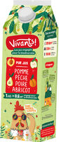 Pur jus pomme pêche poire abricots