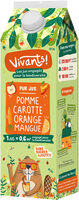 Pur jus pomme carotte orange mangue
