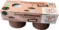 Crème gourmande au lait de brebis Cacao