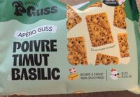 Apéro Guss poivre Timut basilic