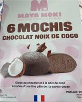 Mochis glaces chocolat noix de coco