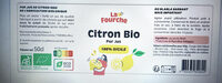 Citron bio pur jus