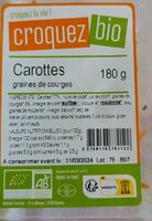 Carottes graines de courges 180g