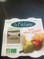 Le p'tit cercier puree pommes poires
