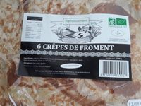 6 crêpes de froment