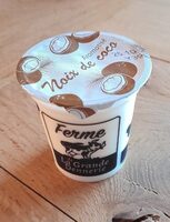 Yaourt bio sucré aromatisé noix de coco