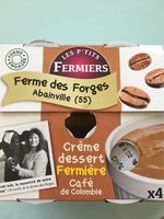 Crème dessert fermière café de Colombie