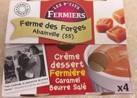 Crème dessert Fermière Caramel Beurre Salé