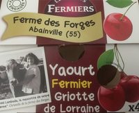 Yaourt fermier Griotte de Lorraine