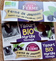 Yaourt myrtilles